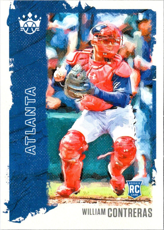2021 Panini Diamond Kings Blue William Contreras #34