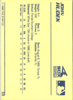 1989 Star John Hudek #59