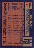1984 Topps Bud Black #26