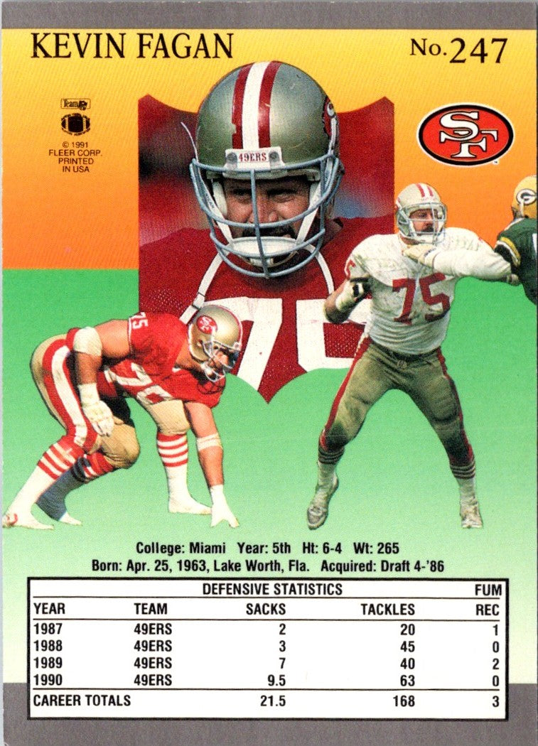 1991 Ultra Kevin Fagan