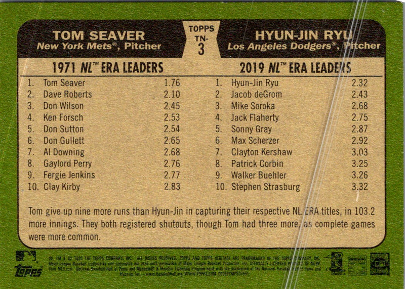 2003 Topps Tom Seaver