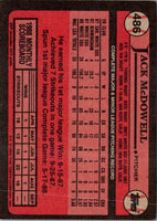 1989 Topps Jack McDowell #486