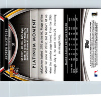 2013 Bowman Platinum Andrew McCutchen #51