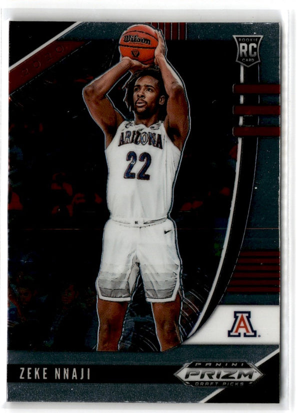 2020 Panini Prizm Draft Picks Collegiate Zeke Nnaji #34