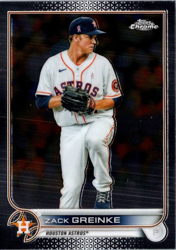 2022 Topps Chrome Zack Greinke #5