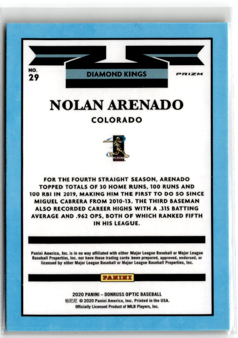 2020 Donruss Optic Nolan Arenado