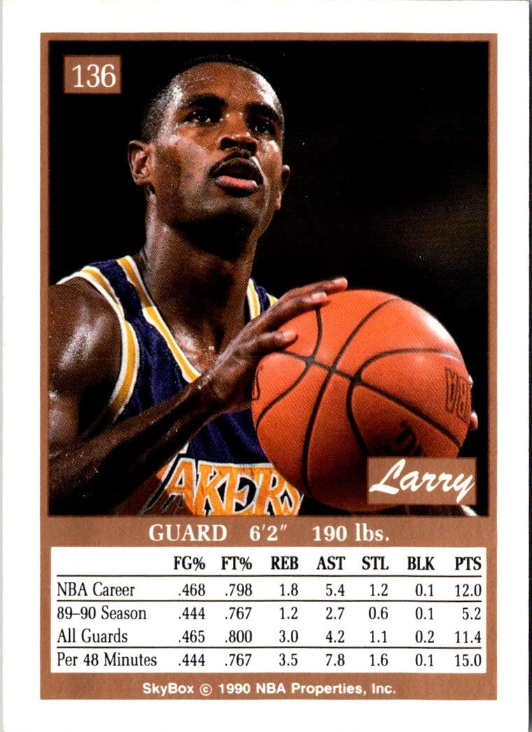 1990 SkyBox Larry Drew