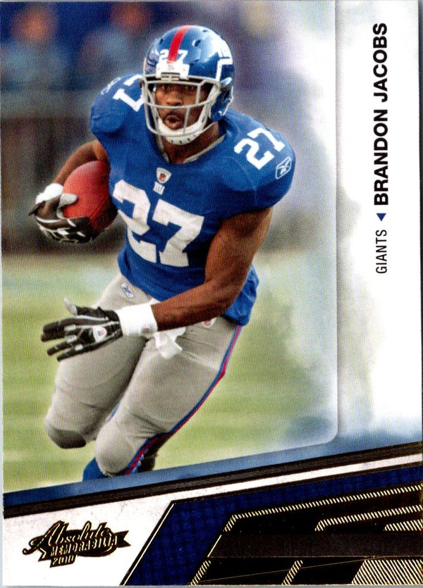 2010 Panini Absolute Memorabilia Retail Brandon Jacobs #63