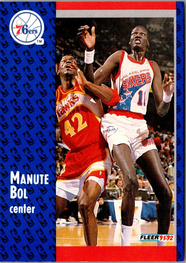 1991 Fleer Manute Bol #335