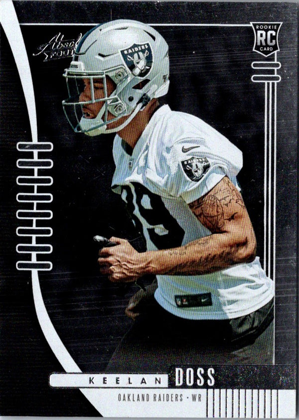 2019 Panini Absolute Keelan Doss #199 Rookie