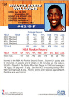 1993 Hoops Walt Williams #194