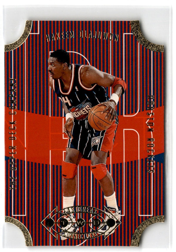 1996 Upper Deck Fast Break Connections Hakeem Olajuwon #FB5