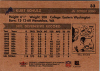 2001 Fleer Tradition Glossy Kurt Schulz #33