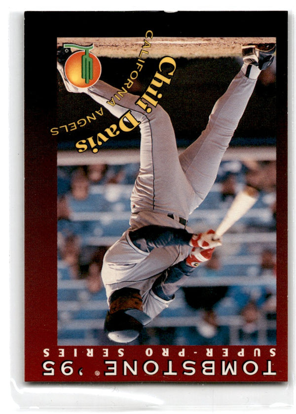 1995 Tombstone Pizza Super-Pro Series Chili Davis #7