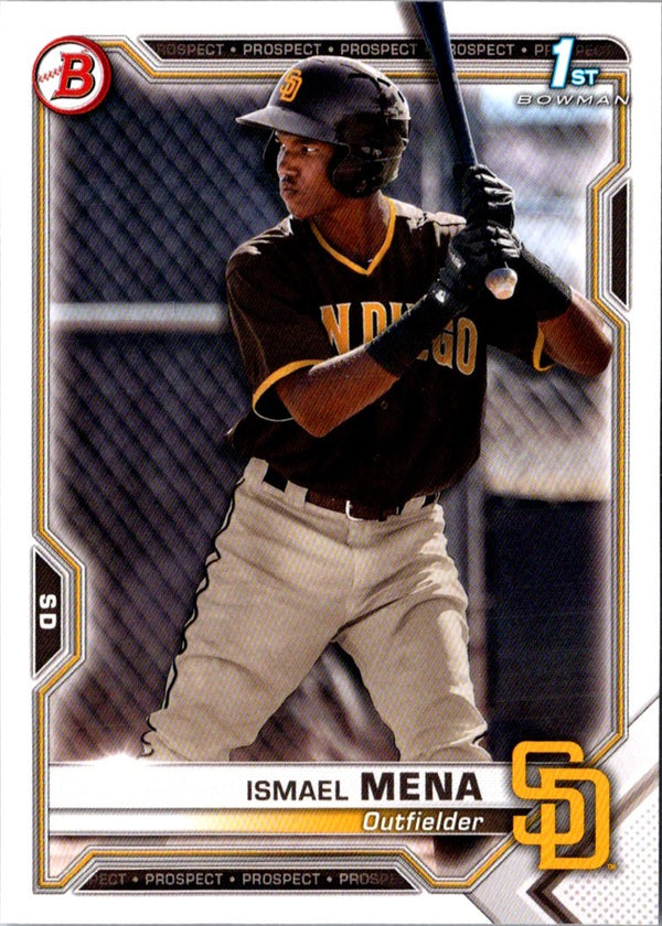 2021 Bowman Prospects Ismael Mena #BP-36