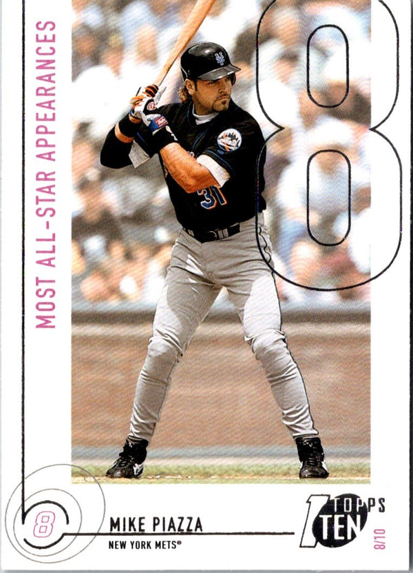 2002 Topps Ten Mike Piazza #118