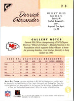 2001 Topps Gallery Derrick Alexander #28
