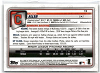 2020 Bowman Chrome Logan Allen #15 Rookie