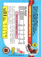 1991 Topps Curtis Leschyshyn #39