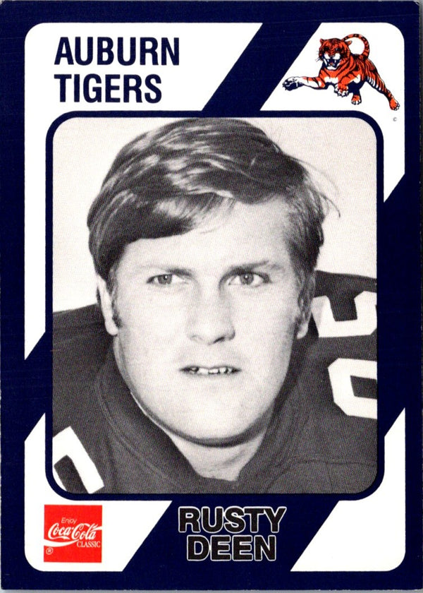 1989 Collegiate Collection Auburn Coke 580 Rusty Deen #354