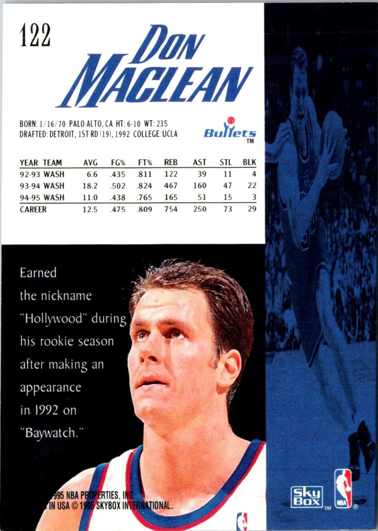 1995 SkyBox Premium Don MacLean