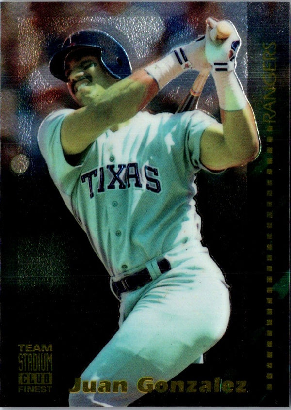 1994 Stadium Club Team Finest Juan Gonzalez #5