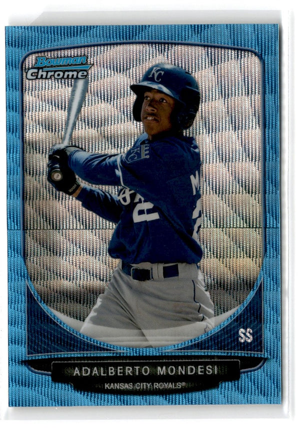 2013 Bowman Chrome Prospects Blue Wave Adalberto Mondesi #BCP103