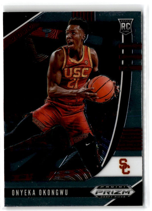 2020 Panini Prizm Draft Picks Collegiate Onyeka Okongwu #45