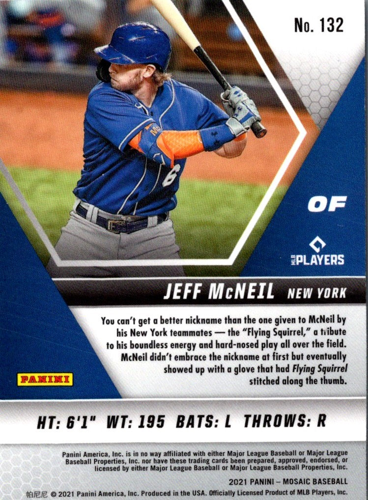 2021 Panini Mosaic Jeff McNeil