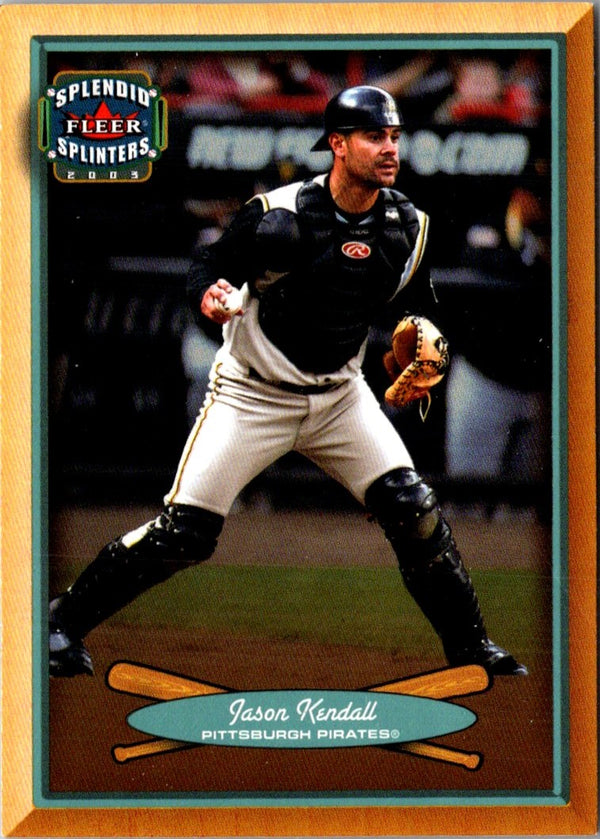 2003 Fleer Splendid Splinters Jason Kendall #55