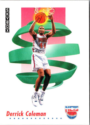 1991 SkyBox Derrick Coleman #180