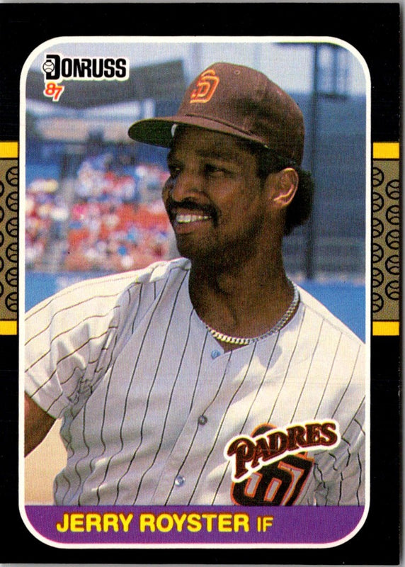 1987 Donruss Jerry Royster #534