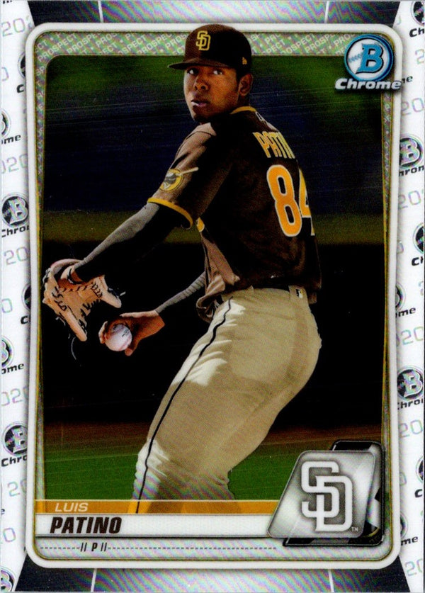 2020 Bowman Chrome Prospects Luis Patino #BCP-235