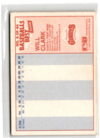 1986 Fleer Baseball's Best Sluggers vs. Pitchers Will Clark #6