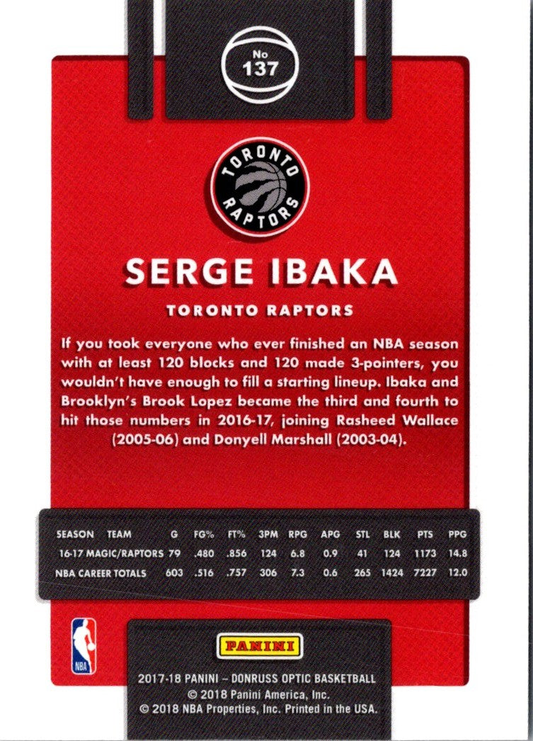 2017 Donruss Serge Ibaka