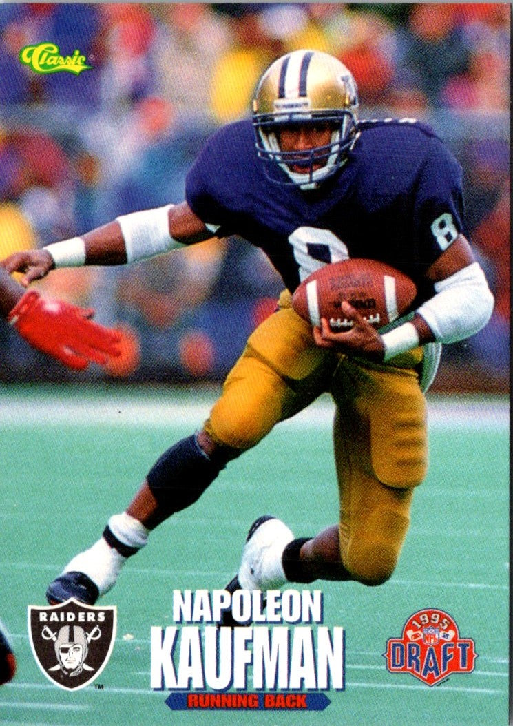 1995 Classic NFL Rookies Napoleon Kaufman