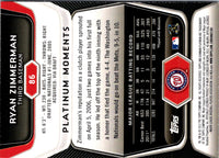 2012 Bowman Platinum Ryan Zimmerman #86