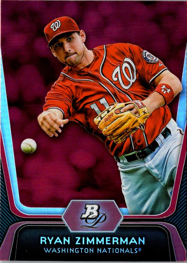 2012 Bowman Platinum Ryan Zimmerman #86