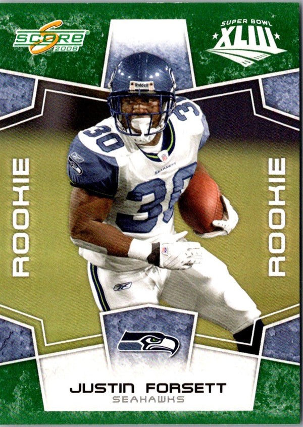 2008 Score Super Bowl XLIII Justin Forsett #426