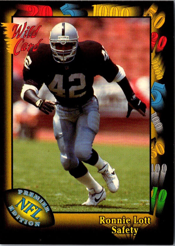 1991 Wild Card Ronnie Lott #57