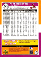 2001 Upper Deck Decade 1970's Keith Hernandez #56