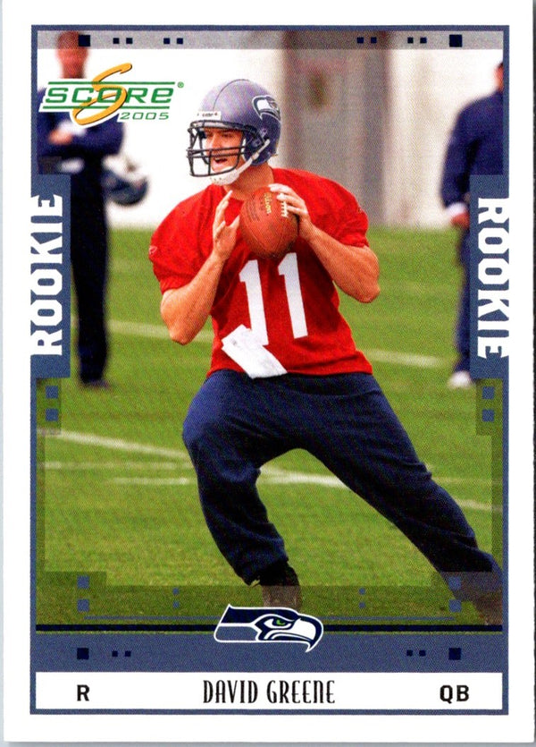 2005 Score David Greene #374 Rookie