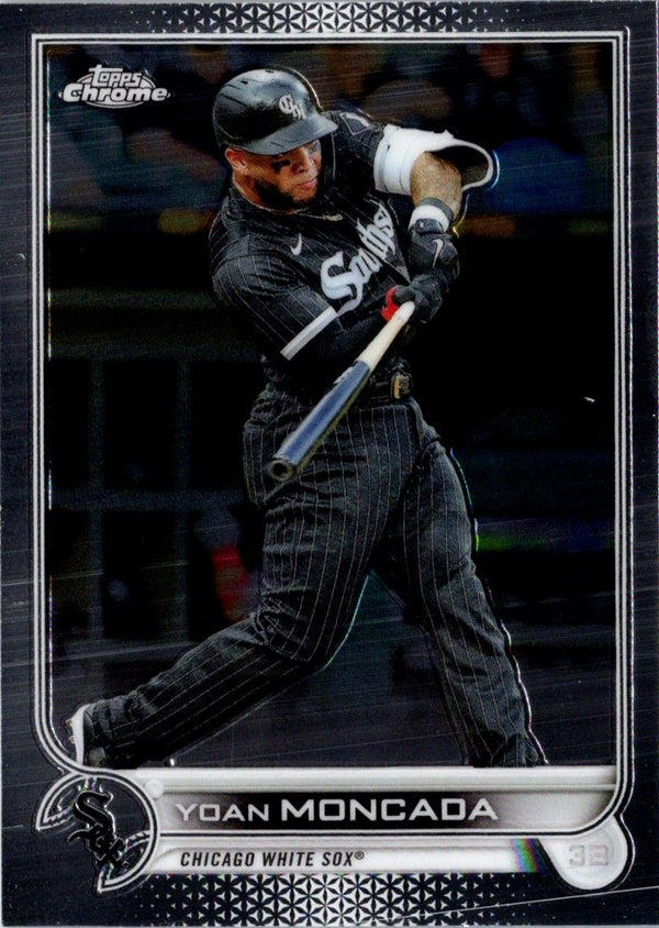 2022 Topps Chrome Sonic Black & White RayWave Yoan Moncada #127