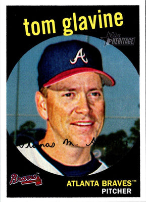 2008 Topps Heritage Tom Glavine #312