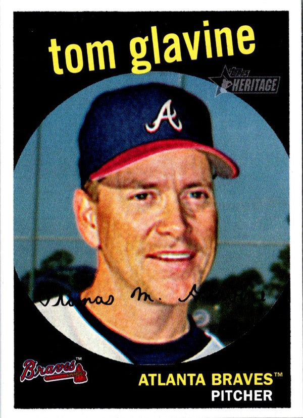 2008 Topps Heritage Tom Glavine #312