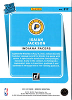 2021 Donruss Rated Rookies Isaiah Jackson #217