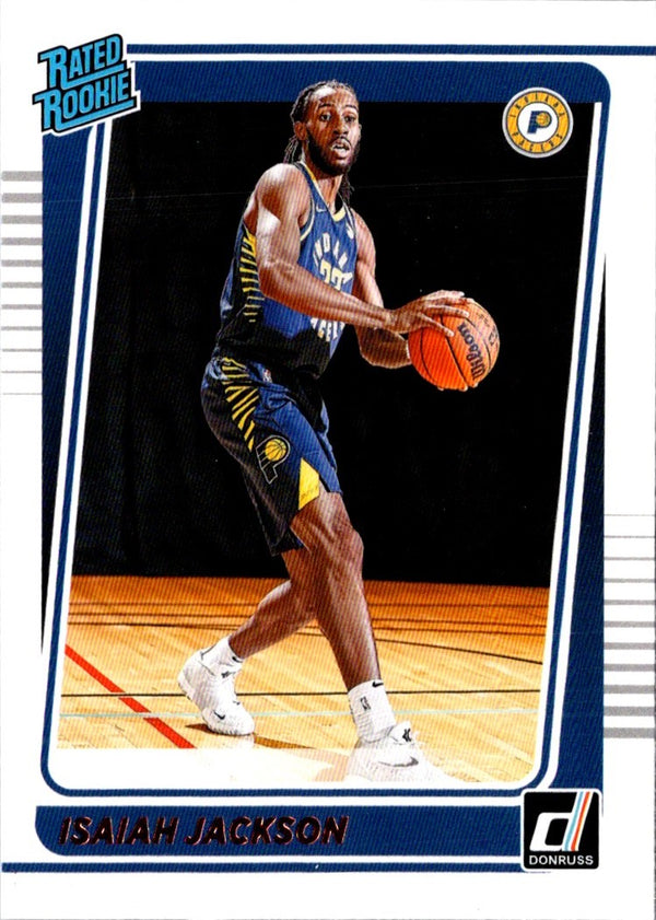 2021 Donruss Rated Rookies Isaiah Jackson #217