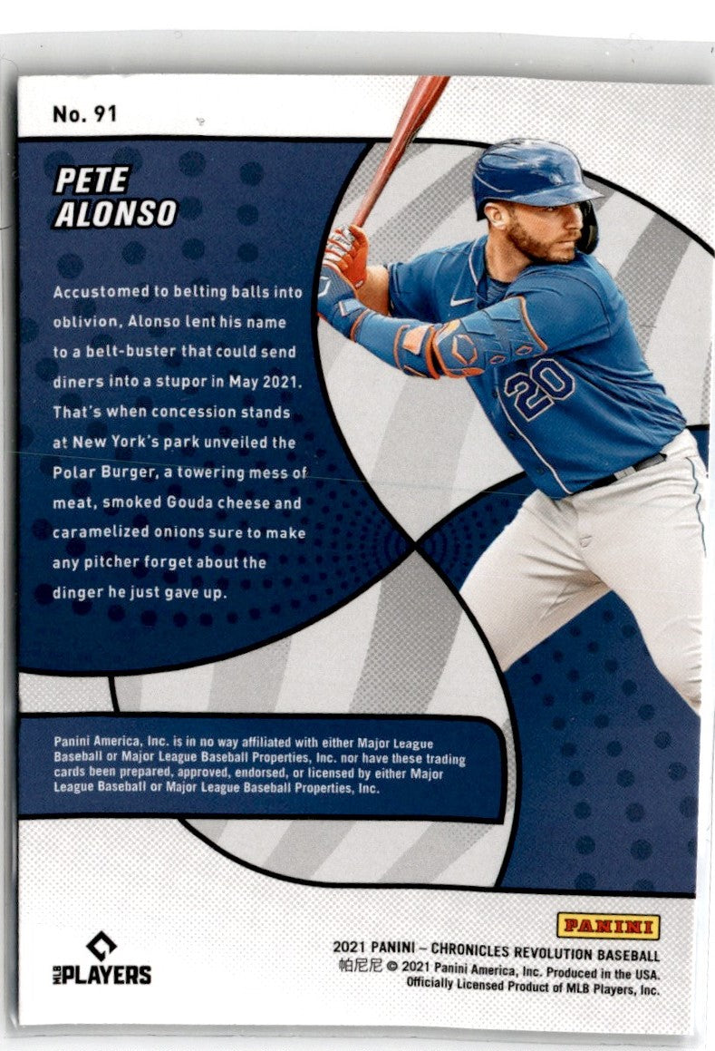 2021 Panini Chronicles Revolution Pete Alonso