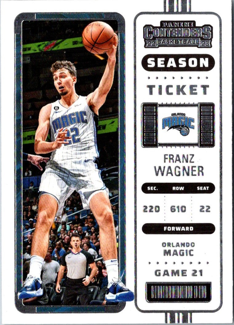 2022 Panini Contenders Season Ticket Franz Wagner