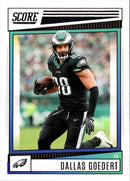 2022 Score Dallas Goedert